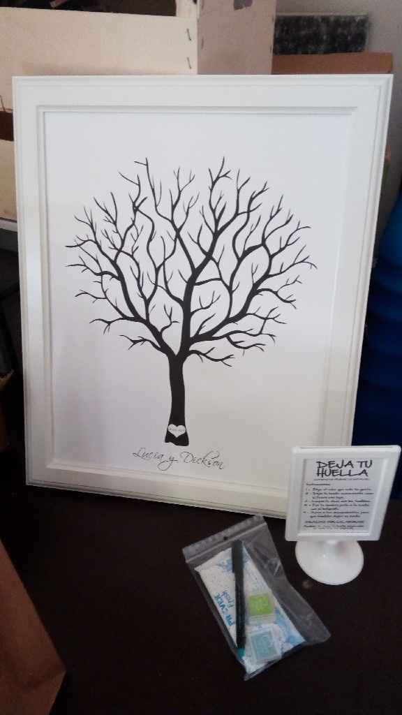 Más cositas!!..mi árbol de huellas - 2