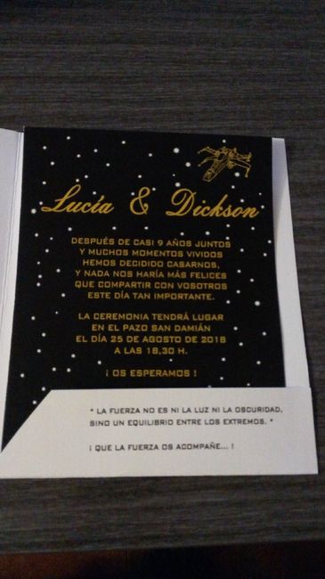 Rematando mis friki invitaciones!! - 2