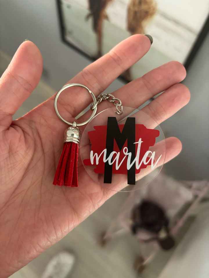 Llaveros regalo de invitados - 1
