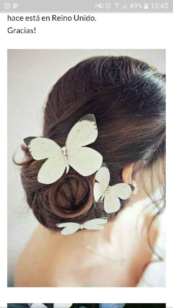  Mariposas para el pelo - 1