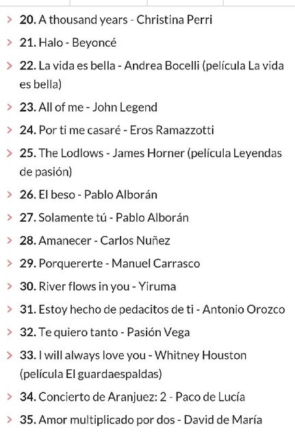 Cancion para que entre la novia. - 2