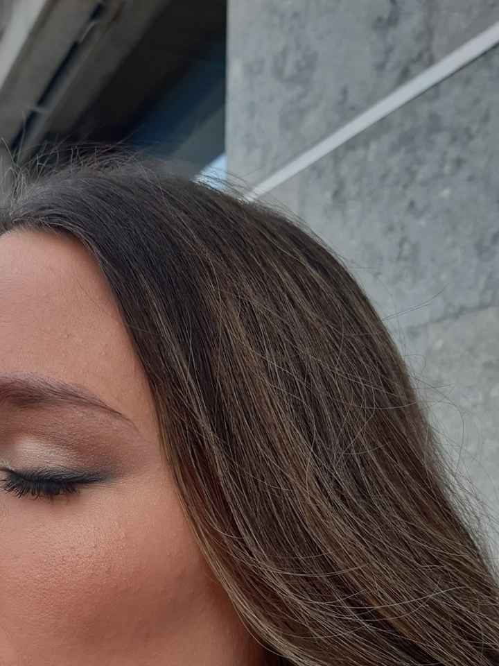 prueba de peinado y maquillaje hechas - 4