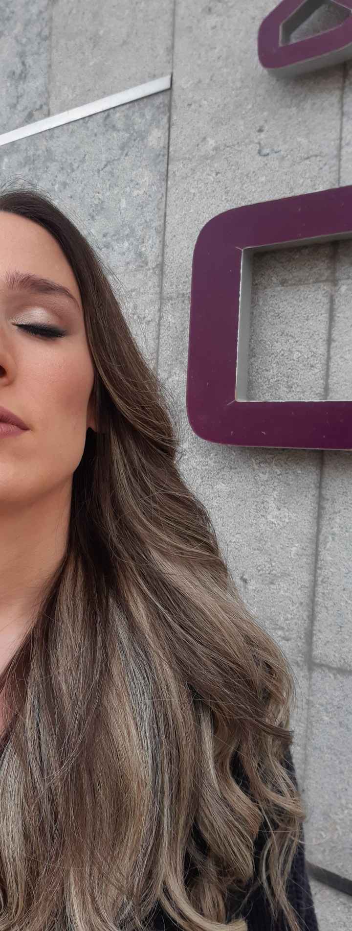 prueba de peinado y maquillaje hechas - 5