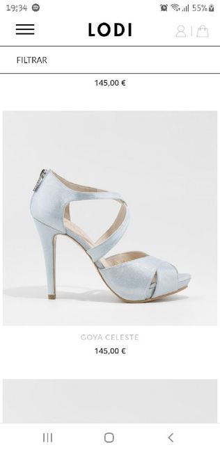 ¿Zapatos de novia azul cielo en Sevilla? 2
