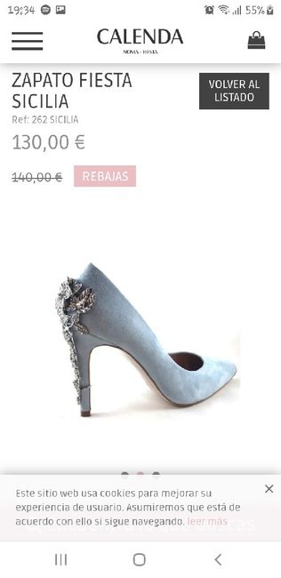 ¿Zapatos de novia azul cielo en Sevilla? 3