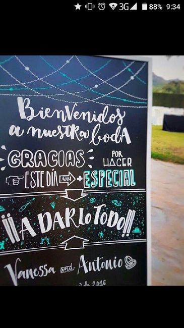 Mesa de bienvenida - 1