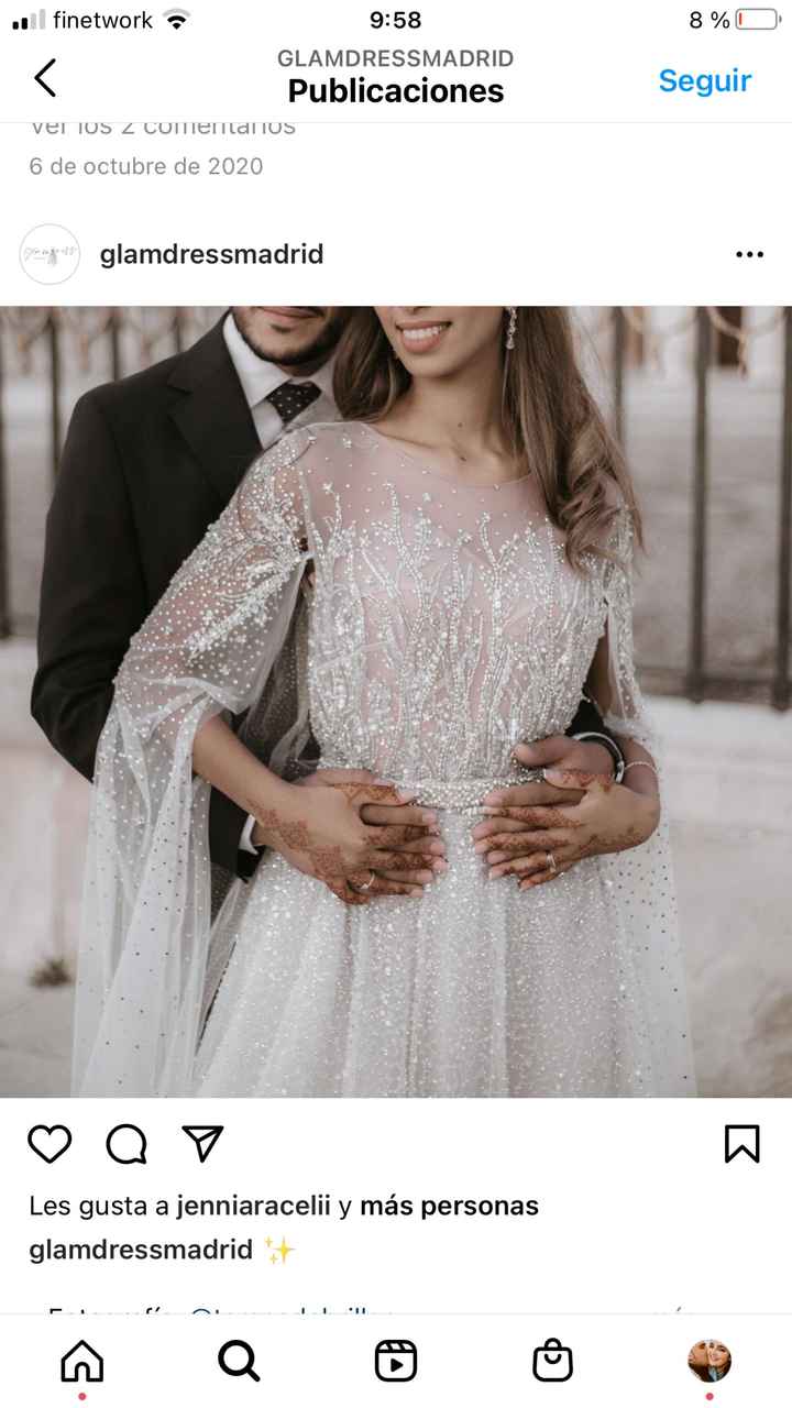 vestido de novia brillante - 2
