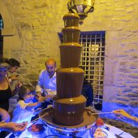 fuente de chocolate
