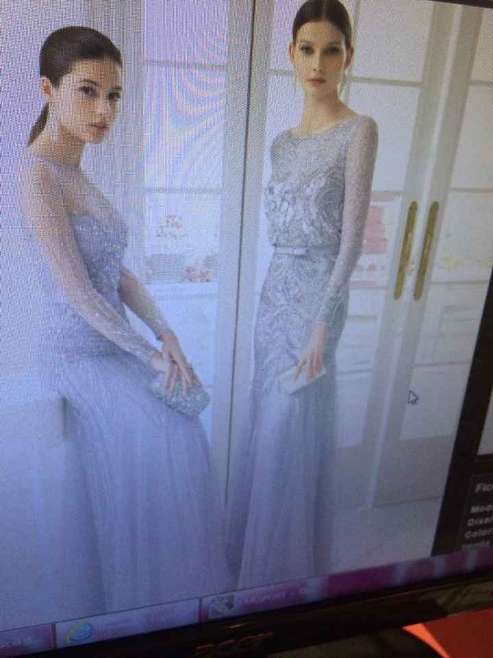 Mi madrina quiere un vestido plata - 1