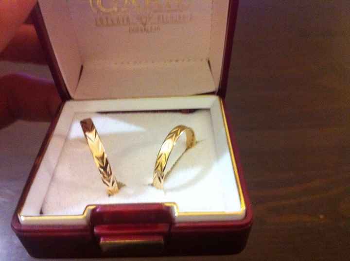 Ya tengo alianzas recicladas!!! - 1