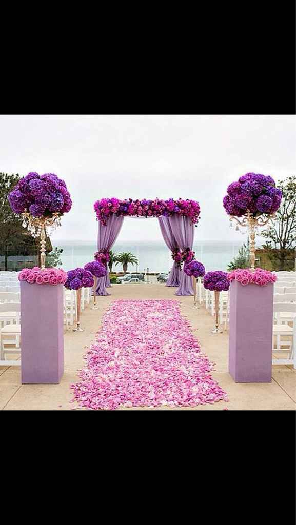 Ceremonia morada idea!! - 1