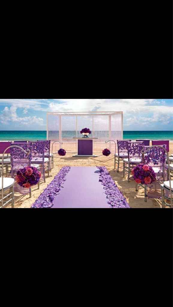 Ceremonia morada idea!! - 3