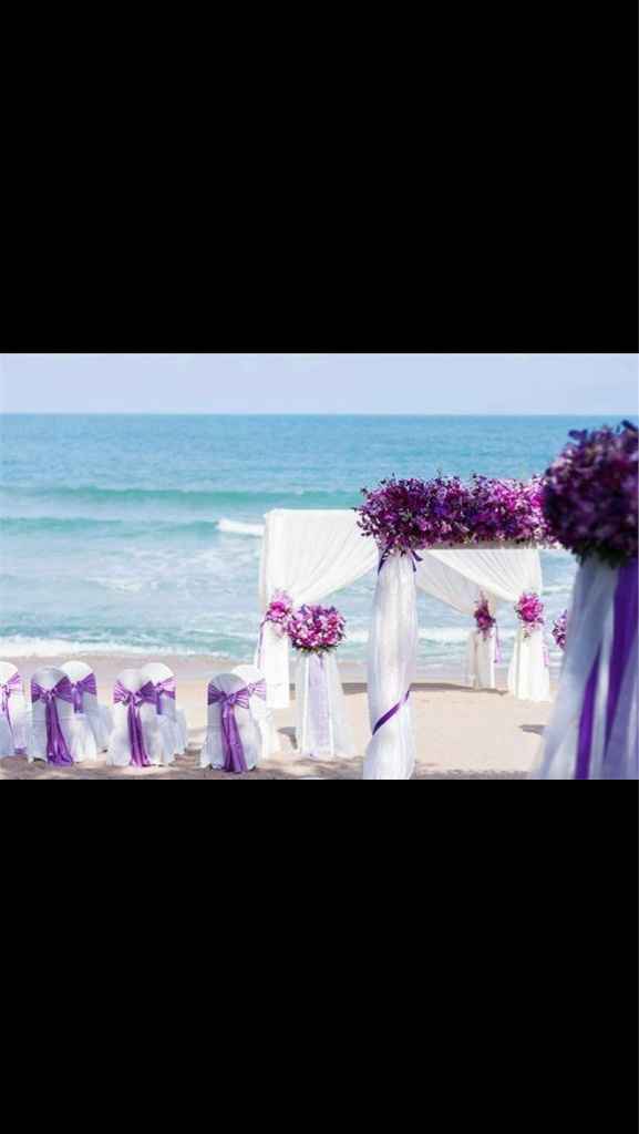 Ceremonia morada idea!! - 4
