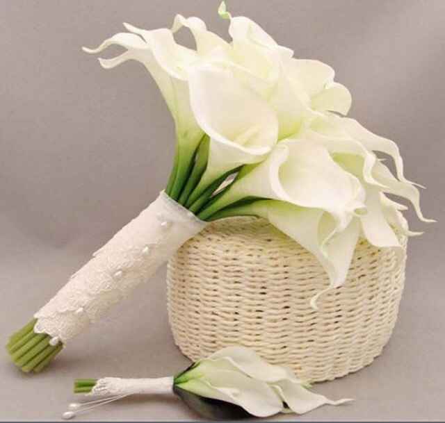 Bouquet artificial una opcion para el ramo - 12