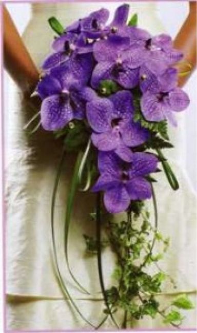 Seleccionando un ramo morado lila!!! - 5