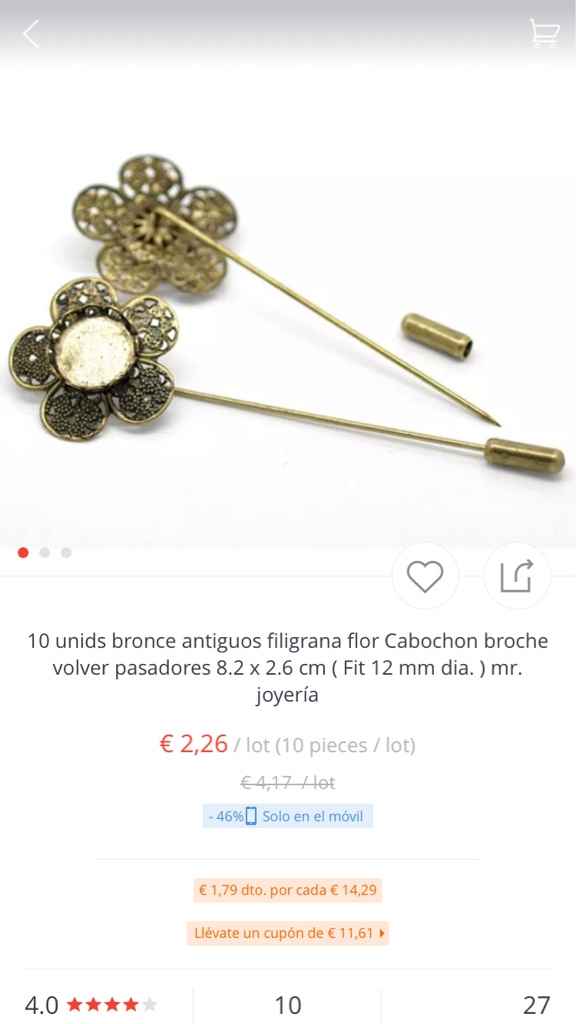 Cuanto os cuestan los alfileres? - 1