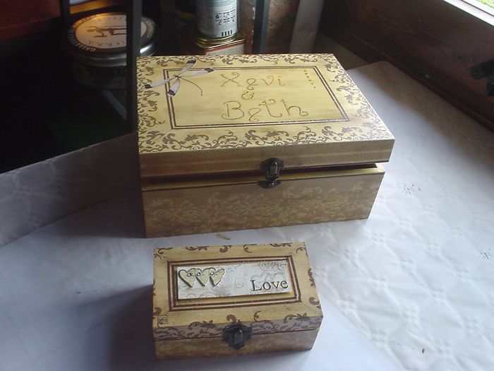 mis cajitas para la boda