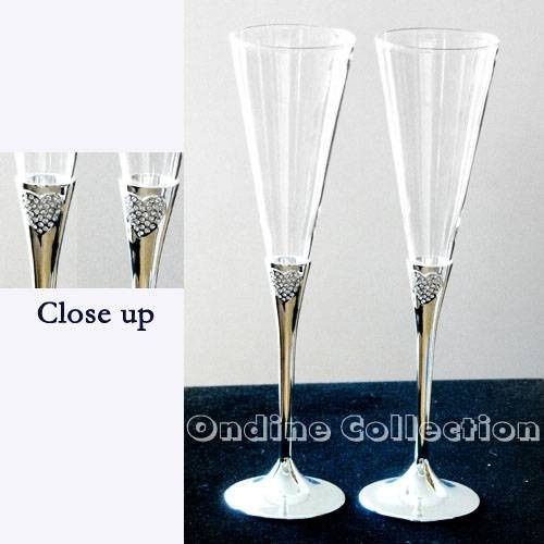 posibles copas para el brindis, boda civil.