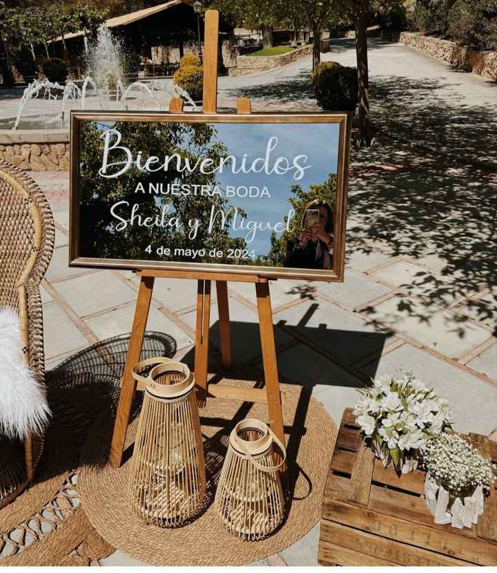 Espejo bienvenida - 1