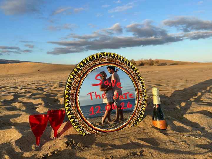 a días de enviar el ✨️save the Date✨️ - 1