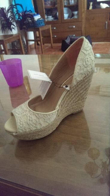 Mis cuñas compradas ayer en blanco - 2
