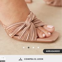 Sandalias tacón bajo - 1