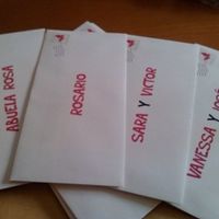 Sobres de Invitaciones