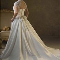 Mi vestido por detrás.