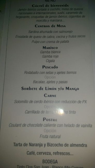  Duda con los menús - 1