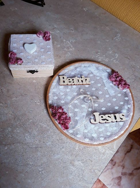  Mi bastidor porta-alianzas y cajita para arras - 2