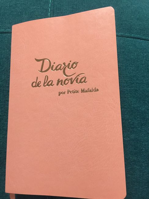 Agenda/diario de boda - 1