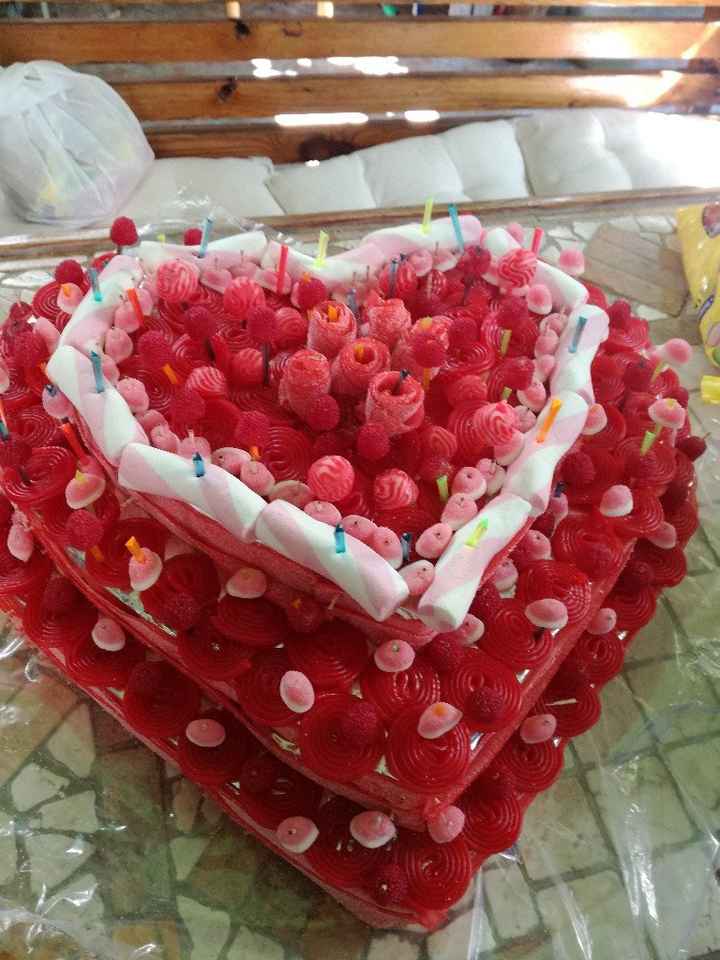  Tarta y brochetas - 1