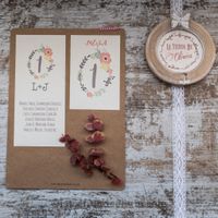 Meseros con hojas DIY 2