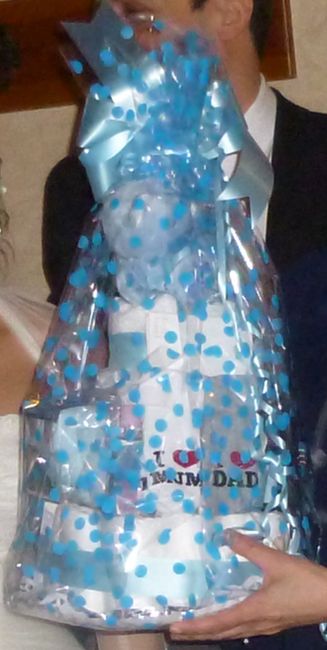 Tarta de pañales niño