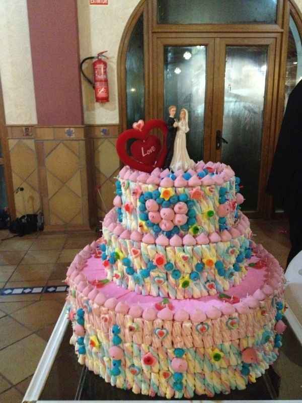 Tarta de chucherías