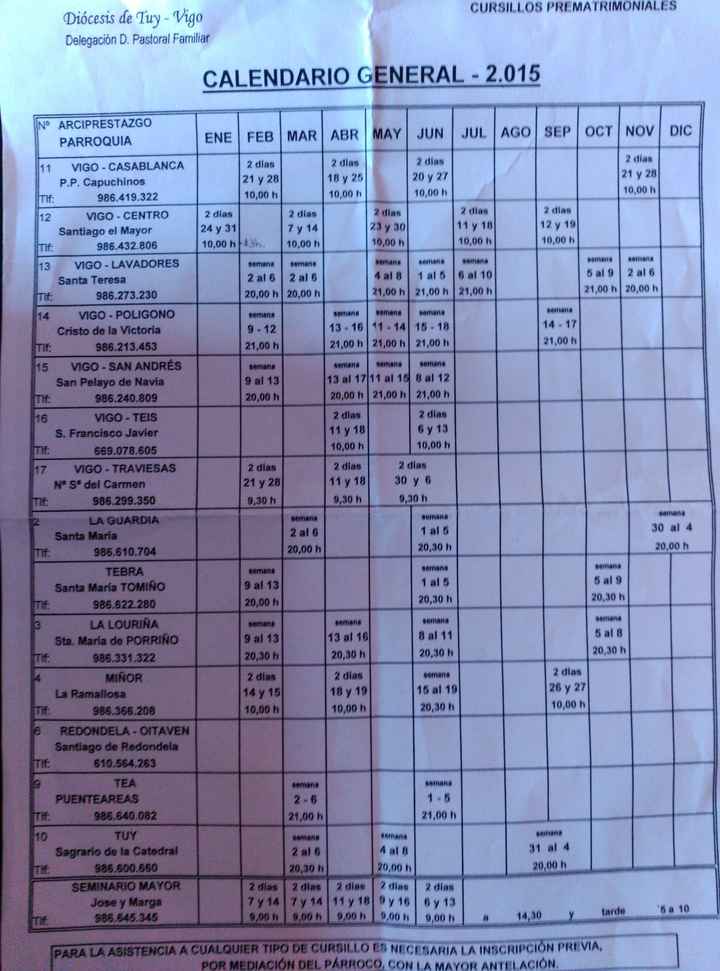 cursillos 2015