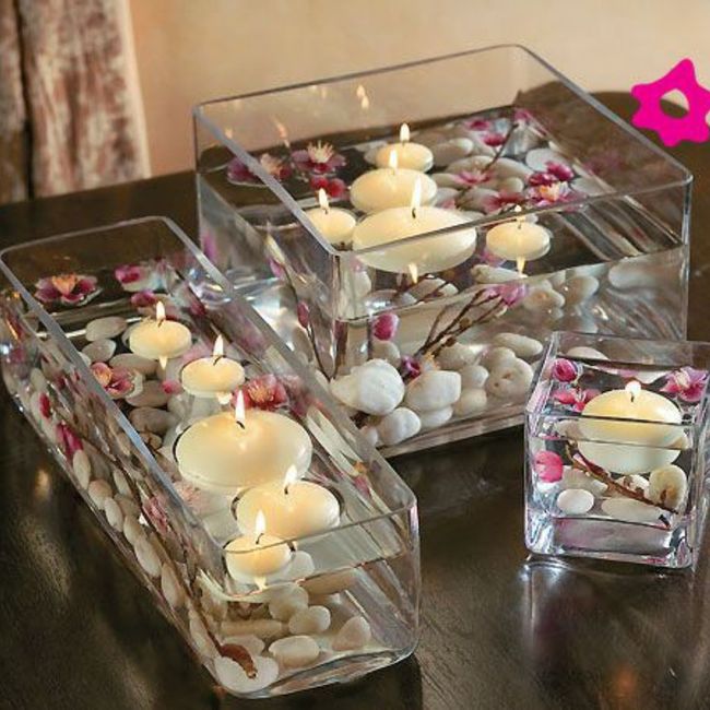 Jarrones baratos para centros diy 4