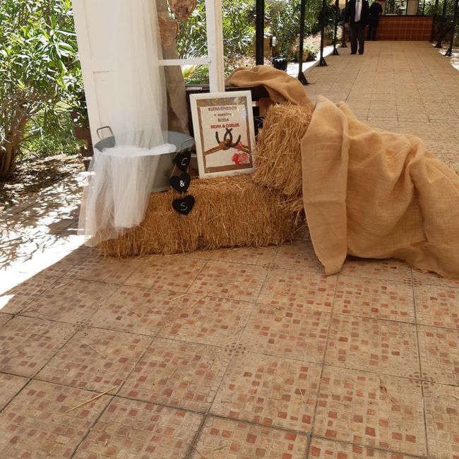 Decoración de nuestra boda de campo y rústica 🐎 5