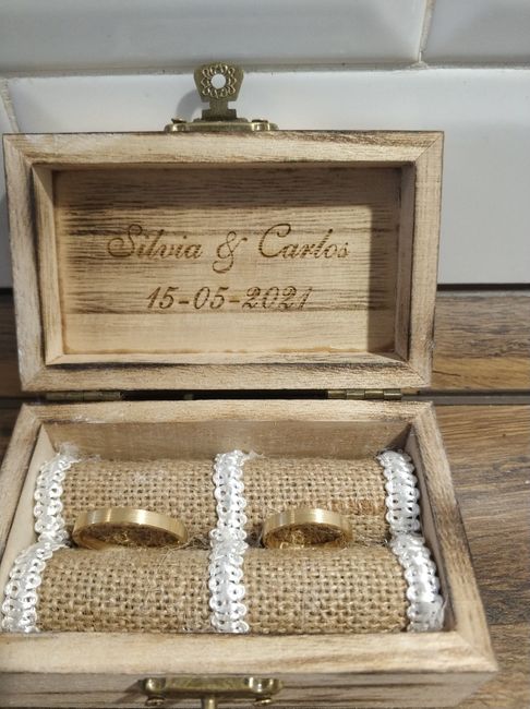 Caja anillos personalizada 2