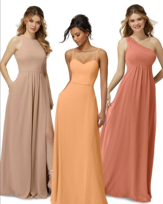 ¿Que color elegirás para tus damas de honor? 🌈 2