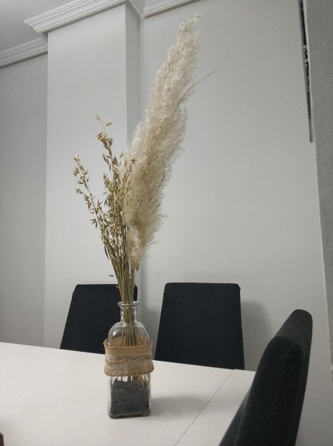Centros de mesa con Pampas 1