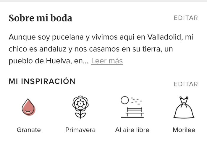 Inspiración de nuestra boda incompleta 1