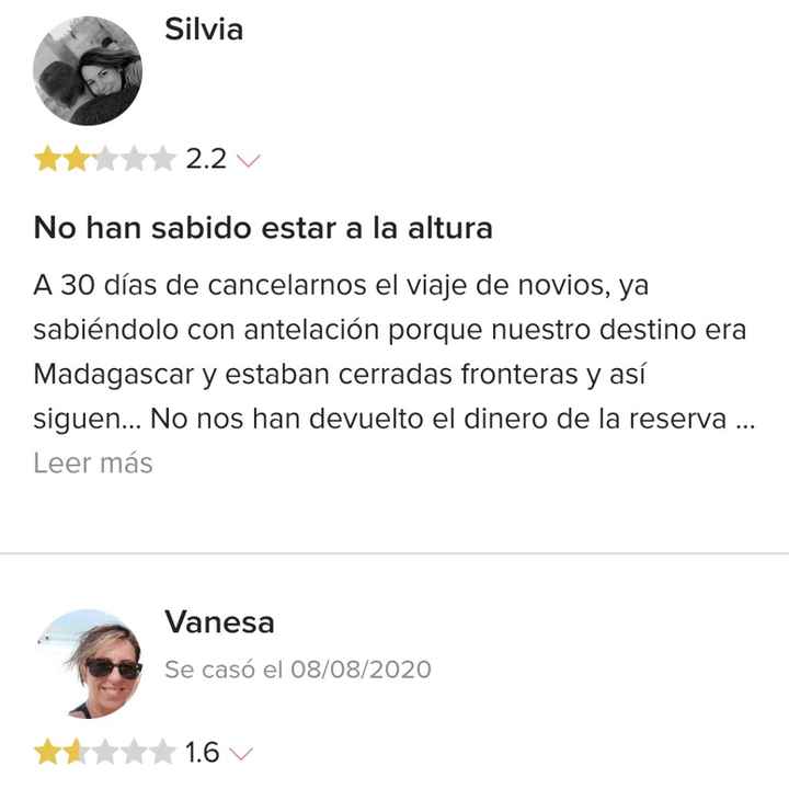 Nunca veo opiniones negativas  en ningún proveedor - 1