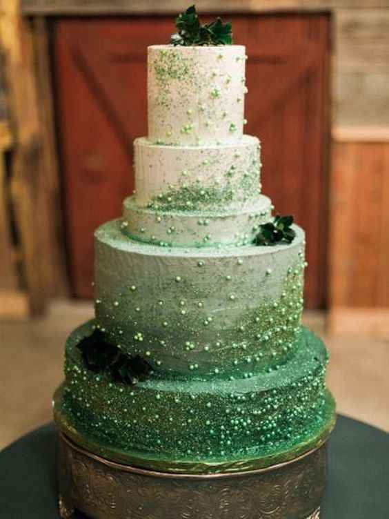 Bodas en tonos verdes y blancos 💚 - 14