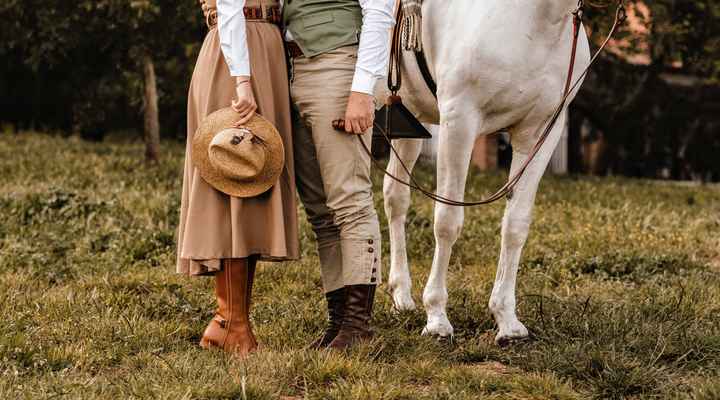 Fotos de nuestra preboda a caballo 🐴 - 2