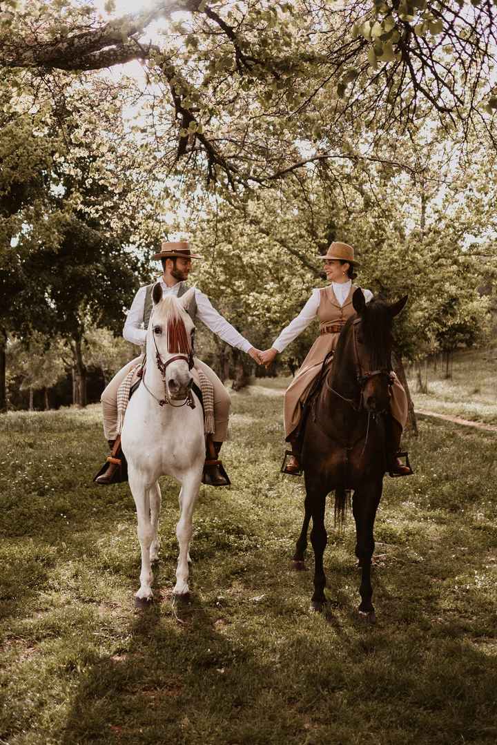 Fotos de nuestra preboda a caballo 🐴 4