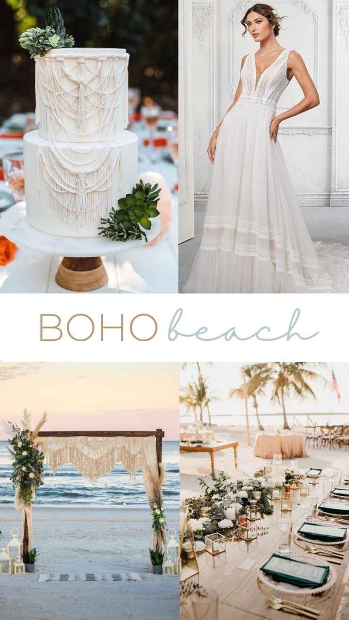 Boda estilo bohemia en la playa 🏖️🌊 - 1