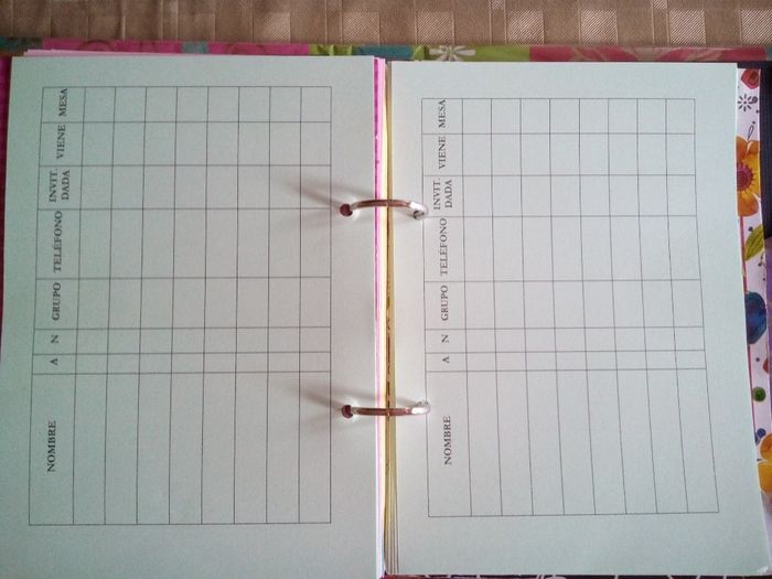 Mi agenda de bodas
