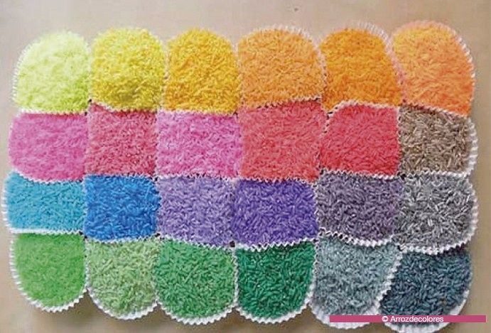 DIY - Arroz de colores
