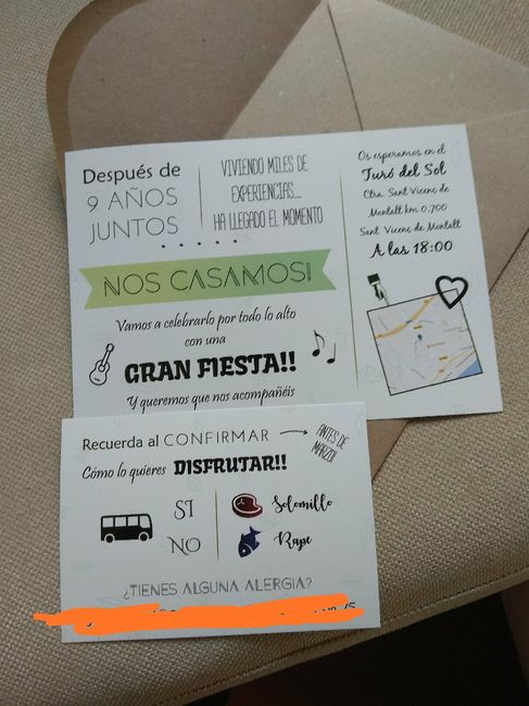 Poner confirmar la asistencia o la no asistencia? 1